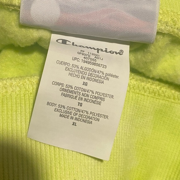 Champion Specialty Tie Dye Classic Fleece Sweatpants ~ XL ~ New - Picture 9 of 9